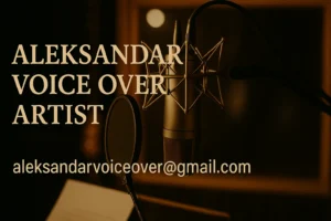 Contact Serbian voice over artist for commercial - Aleksandar